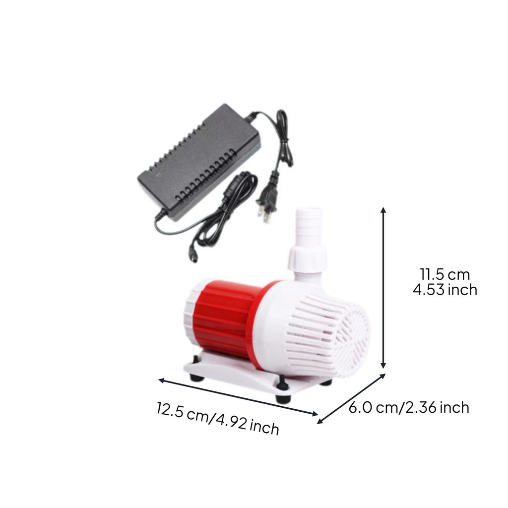 Silent adjustable aquarium pump