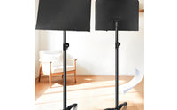 Foldable Music Stand Telescoping Pole Folding Music Stand Sturdy