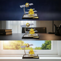 Spacecraft Model with Stand Alloy for Space Enthusiasts