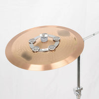 Cymbal Band Easy to Install Hi-Hat Effect Band Two Material Options for Drummers