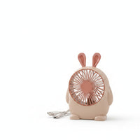 Small Tabletop Fan Circular Grille Home Gadget for Desktop