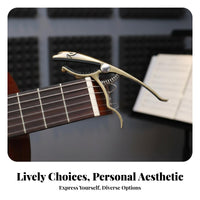 Acoustic Capo Versatile Compatibility Metal Capo Musical Instrument Accessory for Guitarists, Songwriting, Audio Production Studio