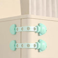 Kid Security Lock, Adjustable Cabinet Drawer Lock, Infant Protection, Screwless, Easy Installation, Multi-Purpose for Doors, Closets, Sliding Cabinets