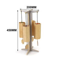 Wind Chime Stand Vintage Design Metal Wind Chime Hanger Multi-Functional