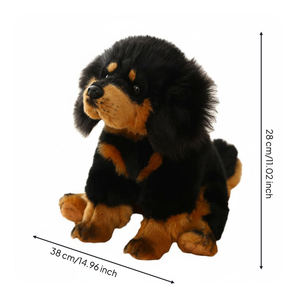 Realistic Dog Stuffed Animal Embroidered Eyes Chihuahua Stuffed Animal Cute