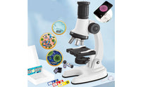 Kids Microscope Kit STEM Learning Educational Visual Microscope for Home Study