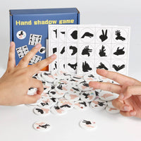 Creature Hand Shadow Cards Cognitive Training Gesture Shadow Brainteaser Cards