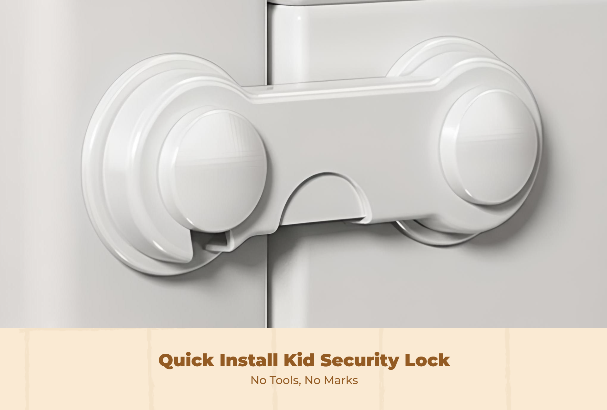 kid protection Drawer Lock, Cabinet Latch, infant Proofing, Adjustable, no tools needed, Easy Installation