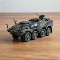 1:72 Armored Fighting Vehicle Control Vehicle Alloy Model Realistic Detailing Collectible Toy for Collectors, Desk