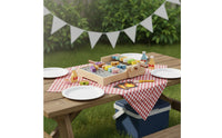 Wooden Barbecue Cooker Toy Educational Pretend Barbecue Set Realistic Design for Young Children