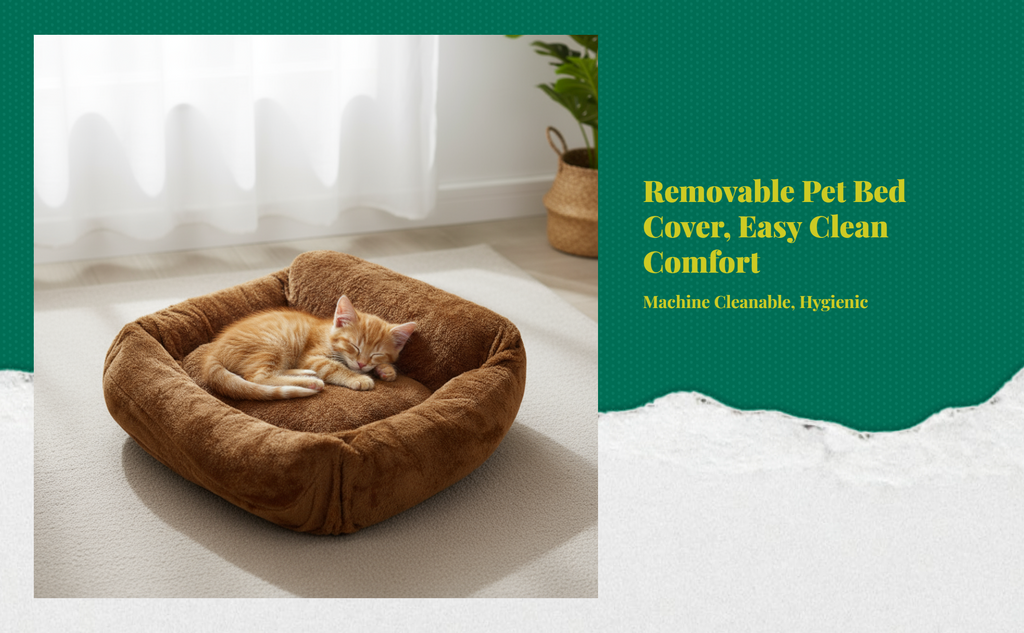 Removable dog bed cover, easy to clean, protects sofas