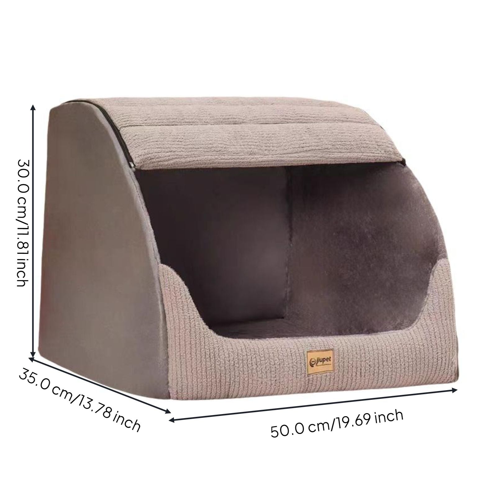Dog House, Enclosed Bed, Easy Clean, Indoor Outdoor, Calming