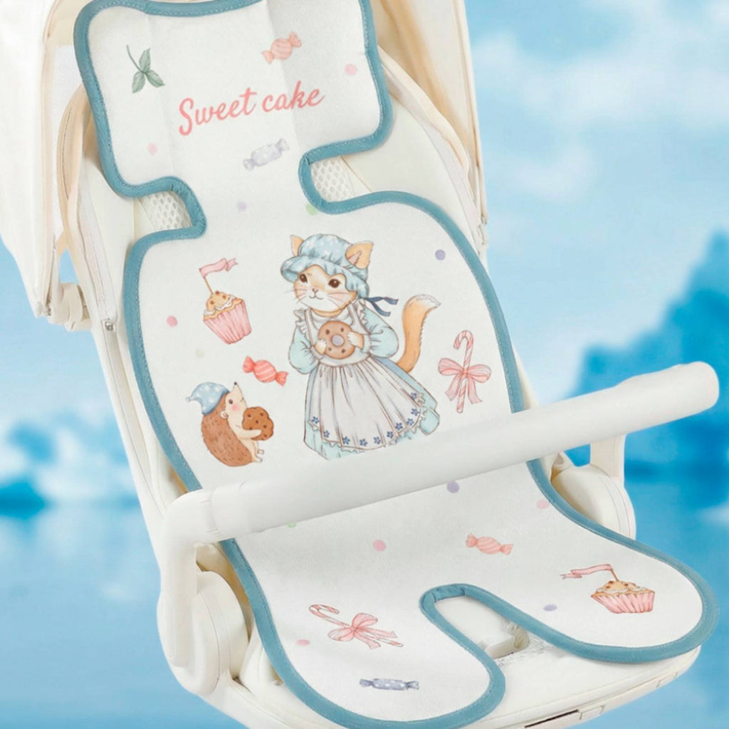 Cooling Seat Pad Breathable Stroller Mat Multi-Use for Travel, Babies