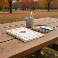 Watercolor Workbook Easy to Use Step Painting Book Gift Prepared Art Supplies Set