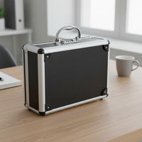 Passwords Lock Tool Case Hard Shelling Lockable Aluminum Case Multipurpose Aluminum Alloy for Office, Workshop, Travel