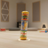 Rain Instrument Musical Enlightenment Rain Colorful Design Rainmaker Toy for Kids