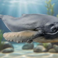 Baleen Marine Mammal Model Educational Baleen Marine Mammal Figure Detailed Life Model for Desk Display
