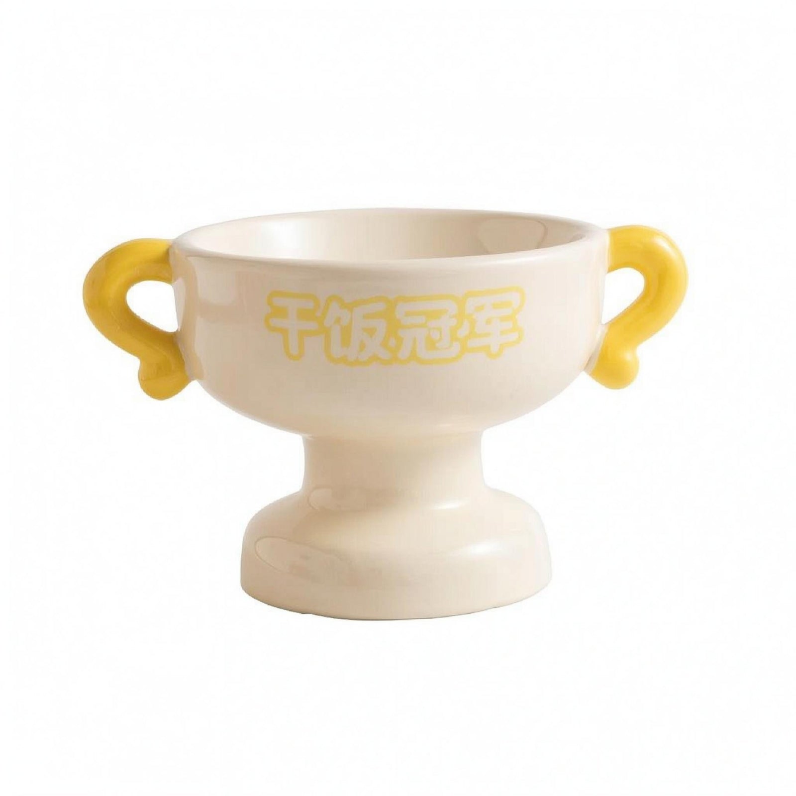 Elevated Pet Bowl Glossy Pedestal Pet Bowl Smooth