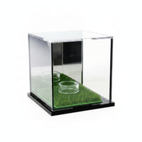 Grass-Lined Display Case Bonded Construction Acrylic Display Case Reflective
