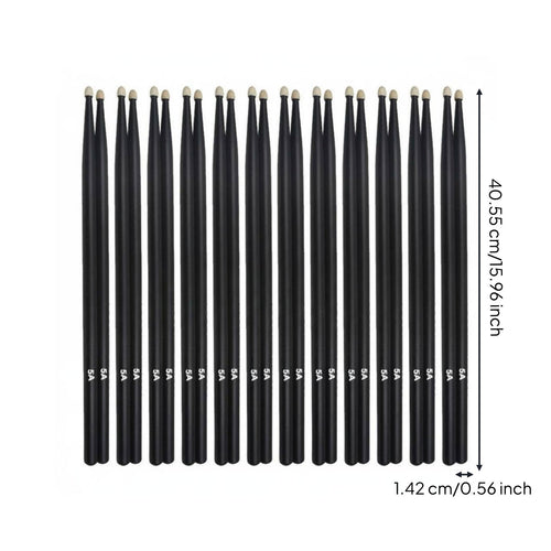 12 Pairs 5A Percussion Stick Long-Lasting Maple Percussion Stick Lightweight