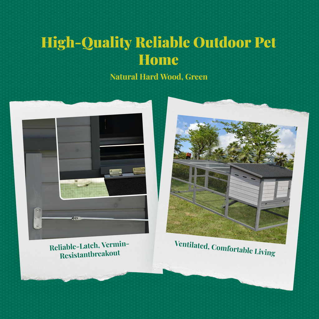 Waterproof wood cat house