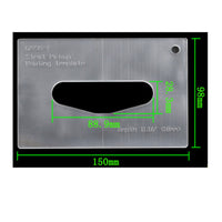 Electric Guitar Pickup Routing Template for DIY Enthusiasts