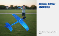 Foam Glider, Hand Throw, Sturdy, Kids Outdoor Toy, Random Color