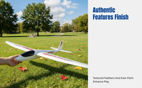 Kids Hand-Throw Airplane, Large Soarer, Fixed Fin, Assembly Toy