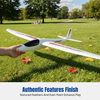 Kids Hand-Throw Airplane, Large Soarer, Fixed Fin, Assembly Toy