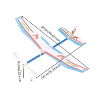 Rubber Band Powered Soaring Plane, Airplane Model, DIY Assembly, Student Contest