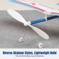 Rubber Band Powered Soaring Plane, Airplane Model, DIY Assembly, Student Contest