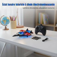 Remote Control Airplane, Stunt Jet, Shockproof, Light-Up, Kids Outdoor Toy