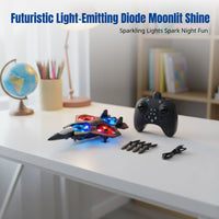 Remote Control Airplane, Stunt Jet, Shockproof, Light-Up, Kids Outdoor Toy