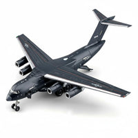 Scale Alloy Transport Aircraft Model, Large Simulation Plane, Movable Framework, Kids Toy
