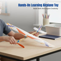 Foam Glider Model, Rubber Band Powered Plane, DIY Assembly Educational Toy