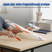 Foam Glider Model, Rubber Band Powered Plane, DIY Assembly Educational Toy