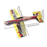Remote Control Airplane, F3P 330 Stunt, Electric Foam, Fixed Wing, Lightweight,
