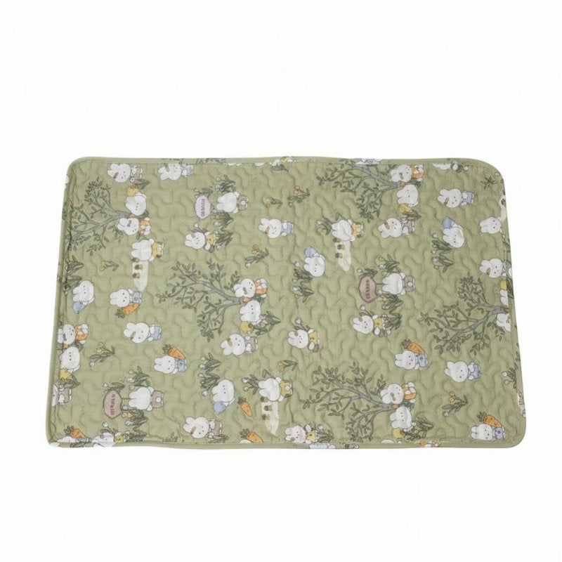 Thick Hare Enclosure Base Mat, Four-Season Pet Ground Pad, Multi-Functional Bed Blanket, Random Color