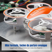 Mini RC Drone, LED Lights, 4-Axis Quadcopter, Flip, Hover, Toy