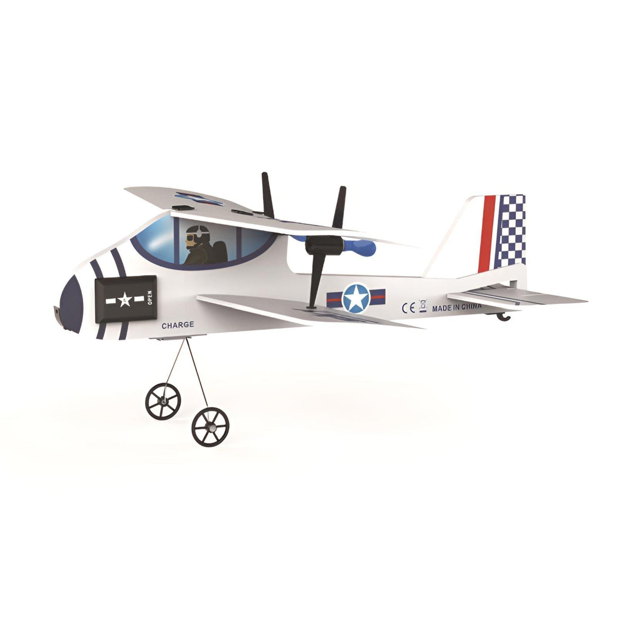 Fixed Wing RC Glider RC Glider Plane Stable Aviation Fixed-Wing Foam Airplane for Beginners, Outdoor