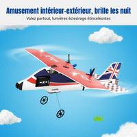 Fixed Wing RC Glider RC Glider Plane Stable Aviation Fixed-Wing Foam Airplane for Beginners, Outdoor