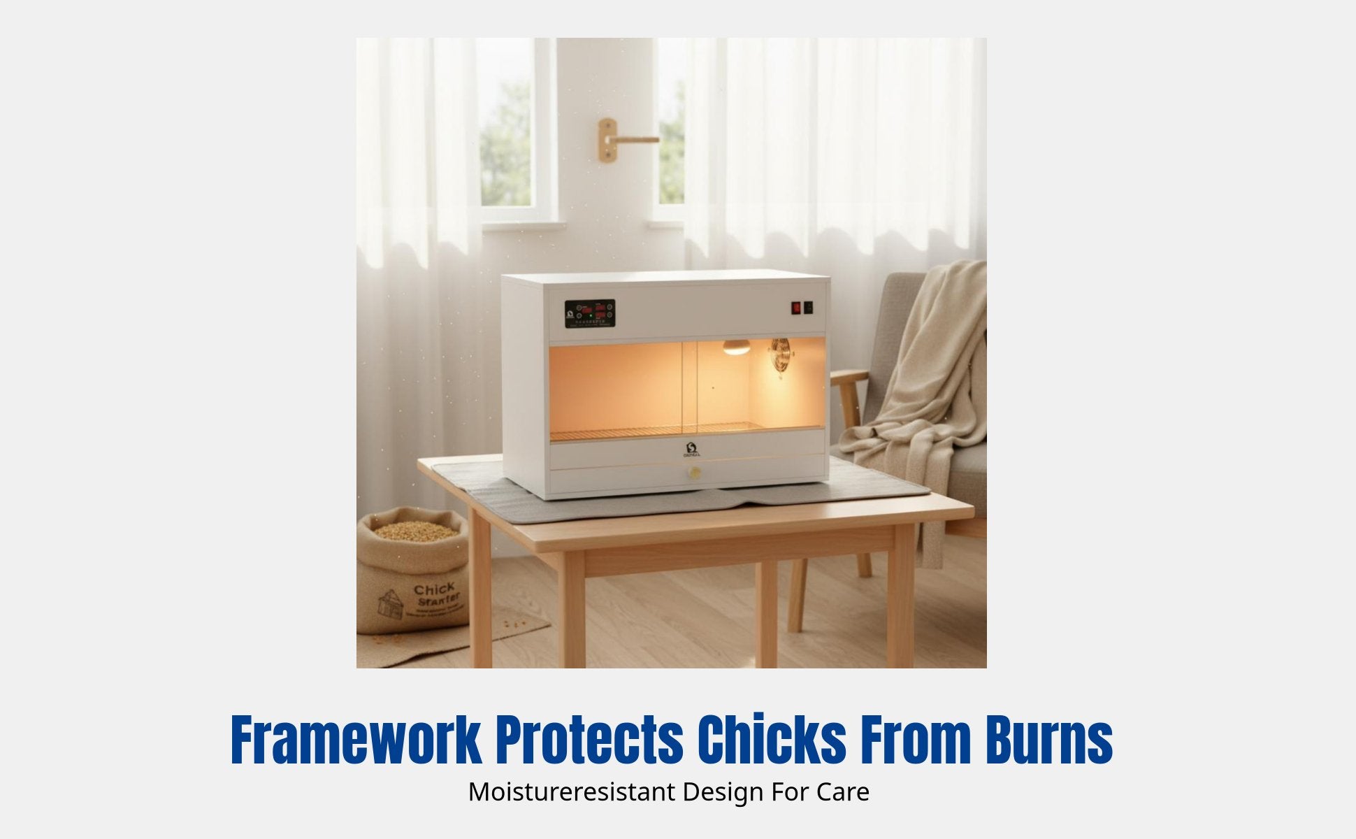 Parrot Brooder Box, Thermostatic Incubator, Drawer Enclosure, Avian Breeding