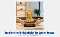 Gold Maitreya Buddha Statue, mystical guardian Turtle, Wealth God, Resin Decor for Home, Business, Shop
