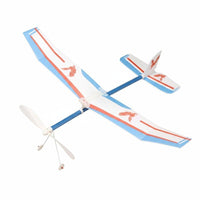 Foam Airplane, Rubber Band Powered, DIY Assembly, School Science Activity