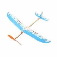 Foam Airplane, Rubber Band Powered, DIY Assembly, School Science Activity