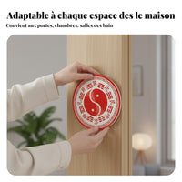 Bagua Door Blessing Sticker, Five Forces, Octagonal, Chinese Design