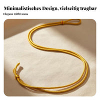 Gold Necklace Cord, Handmade, Adjustable, Multi-Color Choices