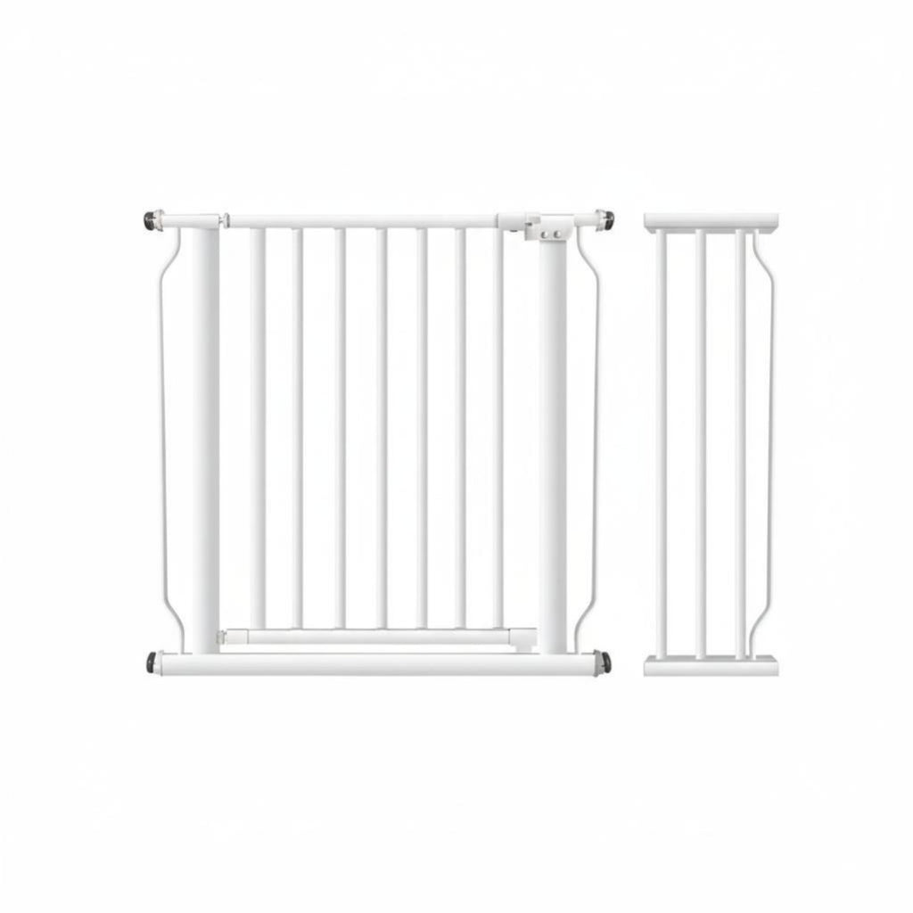 Child Gate, Adjustable Stairway Barrier, No-Drill Indoor Pet Fence for Home