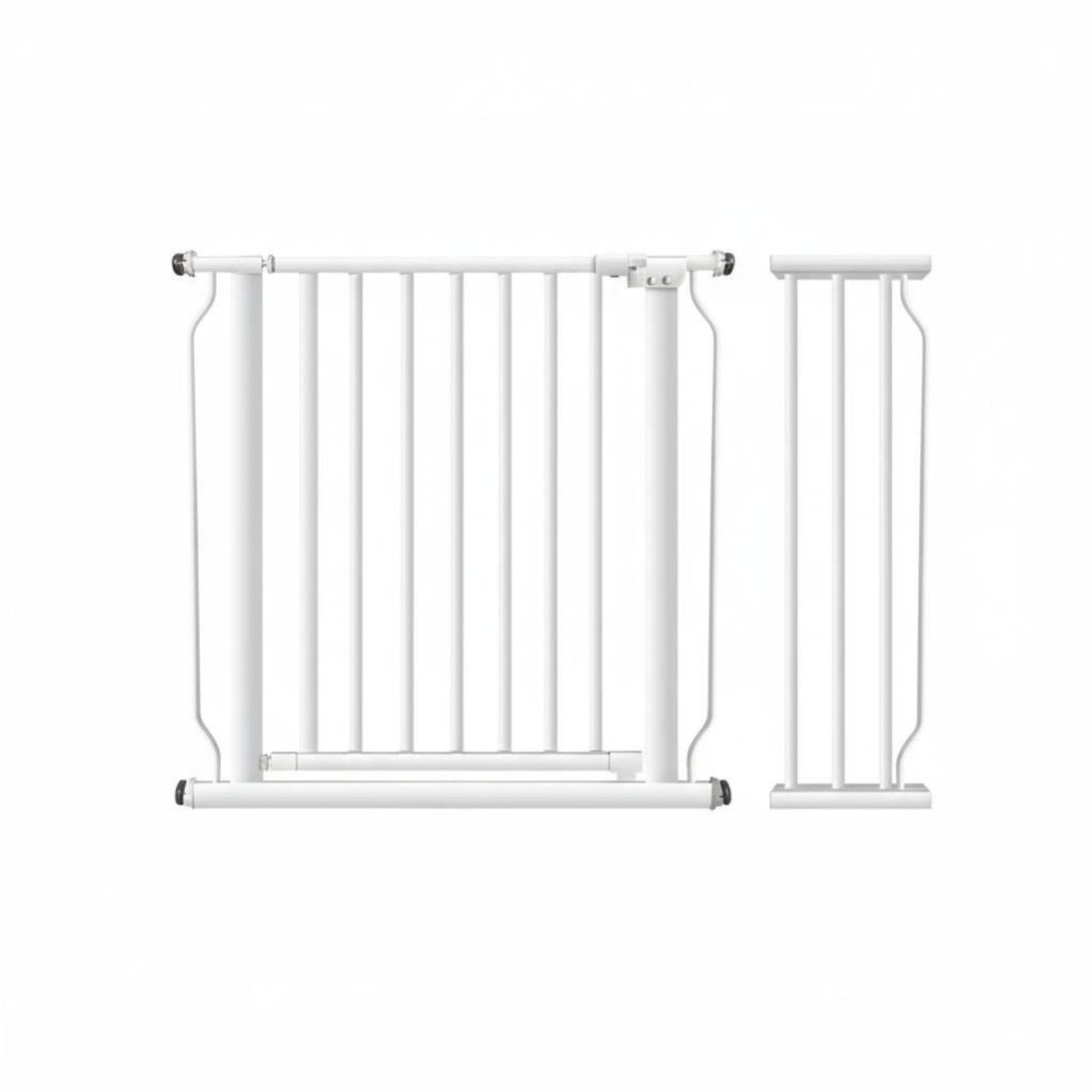 Child Gate, Adjustable Stairway Barrier, No-Drill Indoor Pet Fence for Home