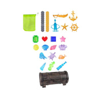 Pool Diving Game Set, Kids Pirate Chest, Acrylic Crystal Toy, Water Exploration